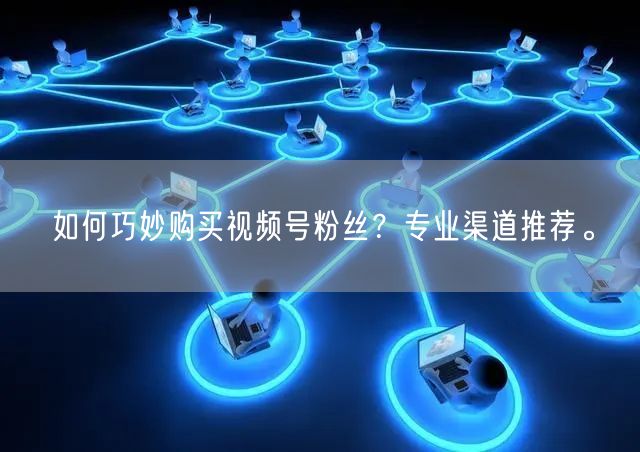 如何巧妙购买视频号粉丝？专业渠道推荐。