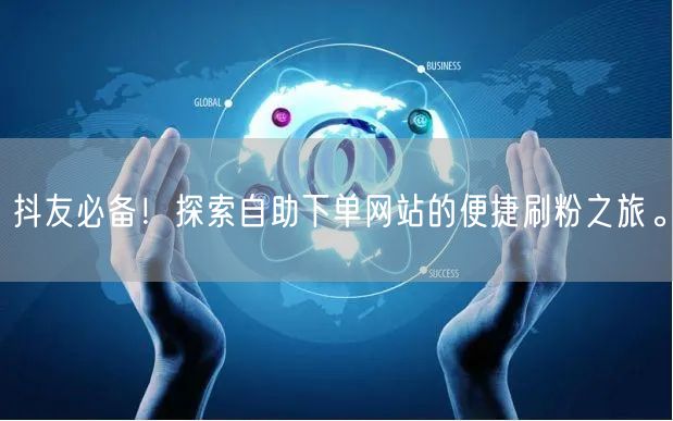抖友必备!探索自助下单网站的便捷刷粉之旅。