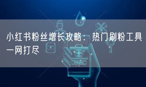小红书粉丝增长攻略:热门刷粉工具一网打尽