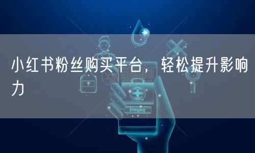 小红书粉丝购买平台,轻松提升影响力