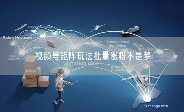 视频号矩阵玩法批量涨粉不是梦